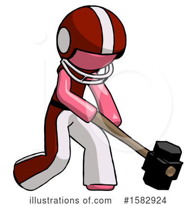 Royalty-Free (RF) Pink Design Mascot Clipart Illustration by Leo Blanchette - Stock Sample #1582924