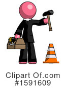 Pink Design Mascot Clipart #1591609 by Leo Blanchette