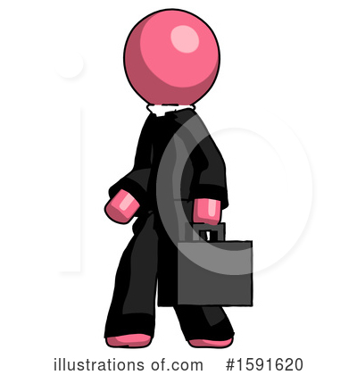 Royalty-Free (RF) Pink Design Mascot Clipart Illustration by Leo Blanchette - Stock Sample #1591620