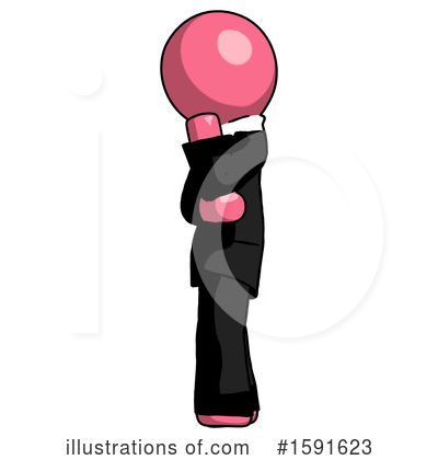 Royalty-Free (RF) Pink Design Mascot Clipart Illustration by Leo Blanchette - Stock Sample #1591623