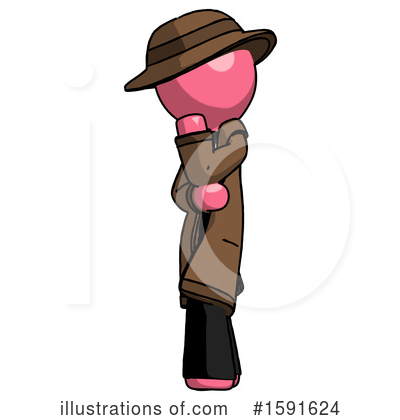 Royalty-Free (RF) Pink Design Mascot Clipart Illustration by Leo Blanchette - Stock Sample #1591624