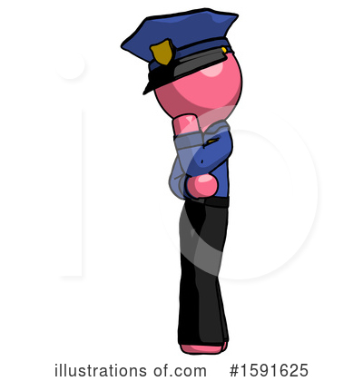 Royalty-Free (RF) Pink Design Mascot Clipart Illustration by Leo Blanchette - Stock Sample #1591625