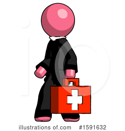 Royalty-Free (RF) Pink Design Mascot Clipart Illustration by Leo Blanchette - Stock Sample #1591632