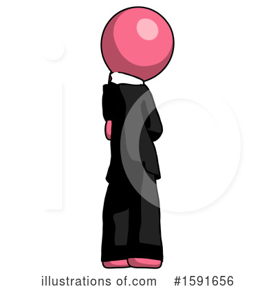 Royalty-Free (RF) Pink Design Mascot Clipart Illustration by Leo Blanchette - Stock Sample #1591656
