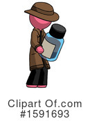 Pink Design Mascot Clipart #1591693 by Leo Blanchette