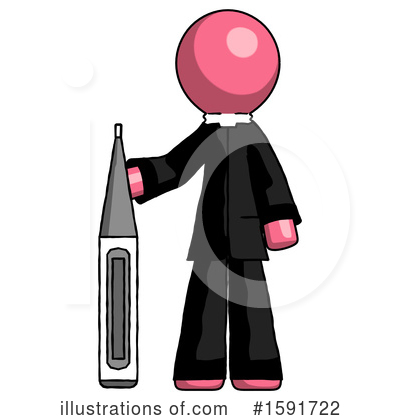 Royalty-Free (RF) Pink Design Mascot Clipart Illustration by Leo Blanchette - Stock Sample #1591722