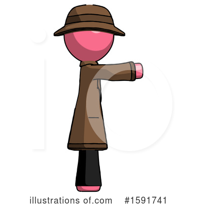 Royalty-Free (RF) Pink Design Mascot Clipart Illustration by Leo Blanchette - Stock Sample #1591741