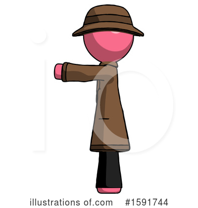 Royalty-Free (RF) Pink Design Mascot Clipart Illustration by Leo Blanchette - Stock Sample #1591744