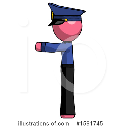 Royalty-Free (RF) Pink Design Mascot Clipart Illustration by Leo Blanchette - Stock Sample #1591745