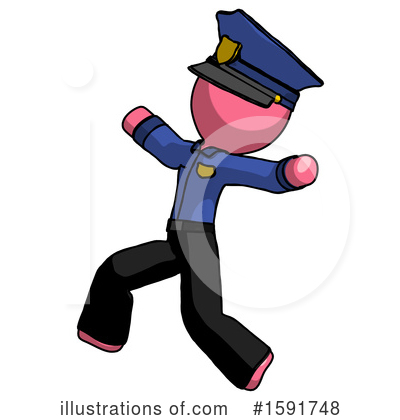 Royalty-Free (RF) Pink Design Mascot Clipart Illustration by Leo Blanchette - Stock Sample #1591748
