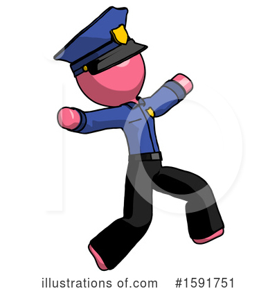 Royalty-Free (RF) Pink Design Mascot Clipart Illustration by Leo Blanchette - Stock Sample #1591751