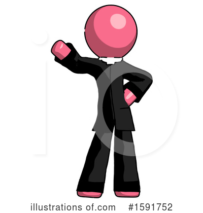 Royalty-Free (RF) Pink Design Mascot Clipart Illustration by Leo Blanchette - Stock Sample #1591752