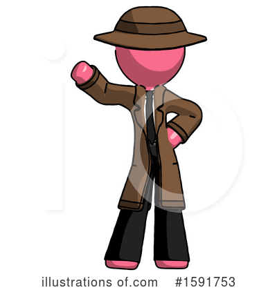 Royalty-Free (RF) Pink Design Mascot Clipart Illustration by Leo Blanchette - Stock Sample #1591753
