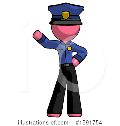 Royalty-Free (RF) Pink Design Mascot Clipart Illustration by Leo Blanchette - Stock Sample #1591754