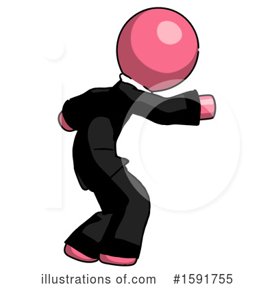 Royalty-Free (RF) Pink Design Mascot Clipart Illustration by Leo Blanchette - Stock Sample #1591755
