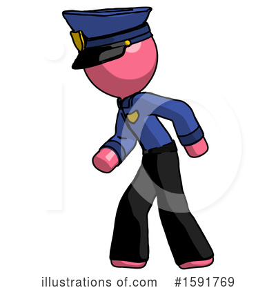 Royalty-Free (RF) Pink Design Mascot Clipart Illustration by Leo Blanchette - Stock Sample #1591769
