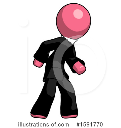Royalty-Free (RF) Pink Design Mascot Clipart Illustration by Leo Blanchette - Stock Sample #1591770