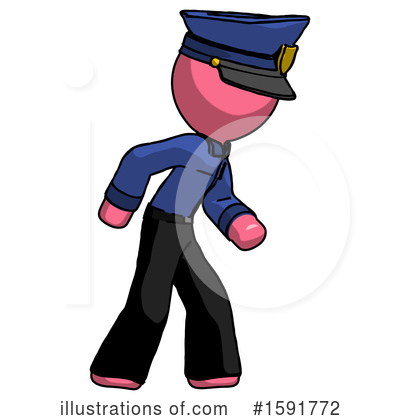 Royalty-Free (RF) Pink Design Mascot Clipart Illustration by Leo Blanchette - Stock Sample #1591772