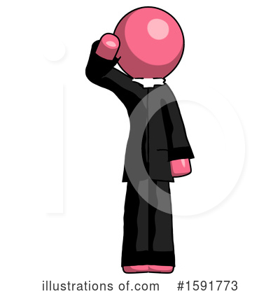 Royalty-Free (RF) Pink Design Mascot Clipart Illustration by Leo Blanchette - Stock Sample #1591773