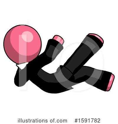 Royalty-Free (RF) Pink Design Mascot Clipart Illustration by Leo Blanchette - Stock Sample #1591782