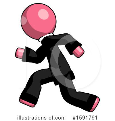 Royalty-Free (RF) Pink Design Mascot Clipart Illustration by Leo Blanchette - Stock Sample #1591791