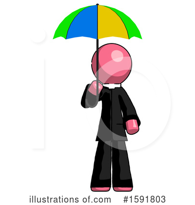 Royalty-Free (RF) Pink Design Mascot Clipart Illustration by Leo Blanchette - Stock Sample #1591803