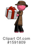 Pink Design Mascot Clipart #1591809 by Leo Blanchette