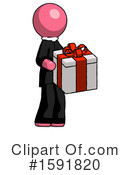 Pink Design Mascot Clipart #1591820 by Leo Blanchette