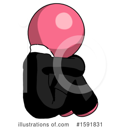 Royalty-Free (RF) Pink Design Mascot Clipart Illustration by Leo Blanchette - Stock Sample #1591831