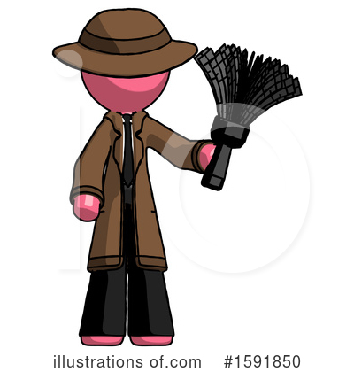 Royalty-Free (RF) Pink Design Mascot Clipart Illustration by Leo Blanchette - Stock Sample #1591850