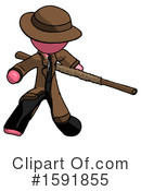 Pink Design Mascot Clipart #1591855 by Leo Blanchette