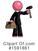 Pink Design Mascot Clipart #1591861 by Leo Blanchette