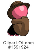 Pink Design Mascot Clipart #1591924 by Leo Blanchette