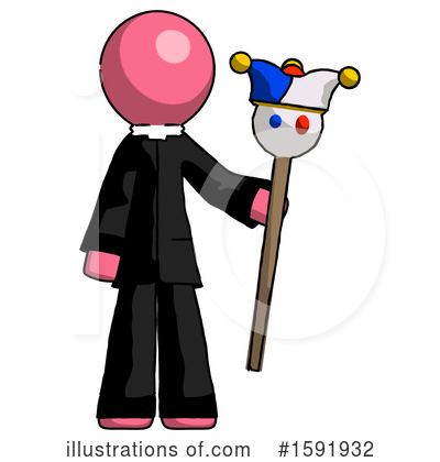 Royalty-Free (RF) Pink Design Mascot Clipart Illustration by Leo Blanchette - Stock Sample #1591932