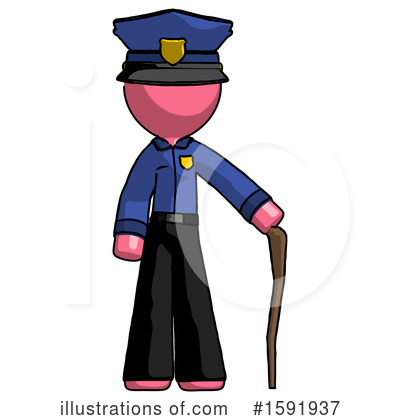 Royalty-Free (RF) Pink Design Mascot Clipart Illustration by Leo Blanchette - Stock Sample #1591937