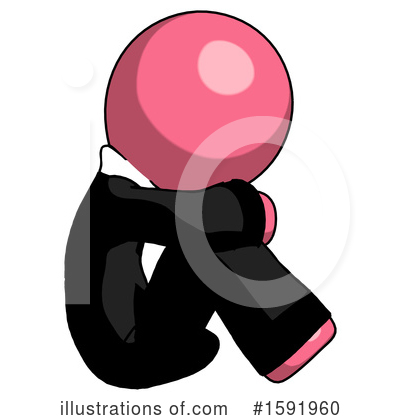 Royalty-Free (RF) Pink Design Mascot Clipart Illustration by Leo Blanchette - Stock Sample #1591960