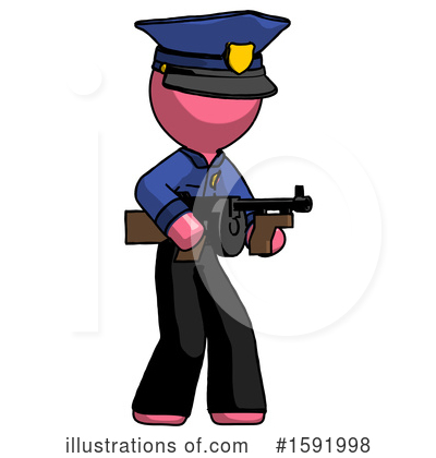 Royalty-Free (RF) Pink Design Mascot Clipart Illustration by Leo Blanchette - Stock Sample #1591998