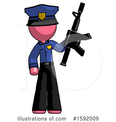 Royalty-Free (RF) Pink Design Mascot Clipart Illustration by Leo Blanchette - Stock Sample #1592009