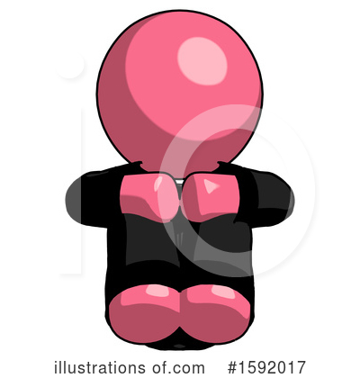 Royalty-Free (RF) Pink Design Mascot Clipart Illustration by Leo Blanchette - Stock Sample #1592017