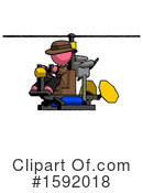 Pink Design Mascot Clipart #1592018 by Leo Blanchette