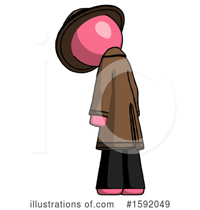 Royalty-Free (RF) Pink Design Mascot Clipart Illustration by Leo Blanchette - Stock Sample #1592049