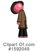 Pink Design Mascot Clipart #1592049 by Leo Blanchette