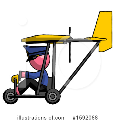Royalty-Free (RF) Pink Design Mascot Clipart Illustration by Leo Blanchette - Stock Sample #1592068