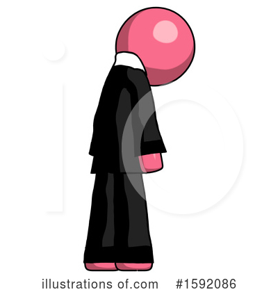 Royalty-Free (RF) Pink Design Mascot Clipart Illustration by Leo Blanchette - Stock Sample #1592086