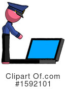 Pink Design Mascot Clipart #1592101 by Leo Blanchette