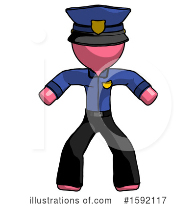 Royalty-Free (RF) Pink Design Mascot Clipart Illustration by Leo Blanchette - Stock Sample #1592117