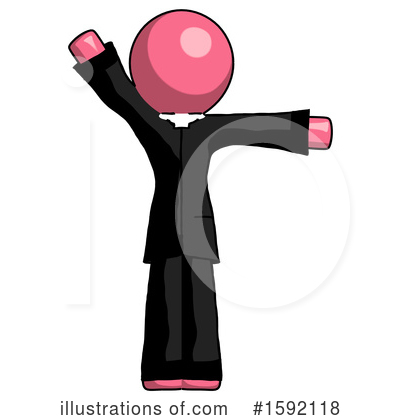 Royalty-Free (RF) Pink Design Mascot Clipart Illustration by Leo Blanchette - Stock Sample #1592118