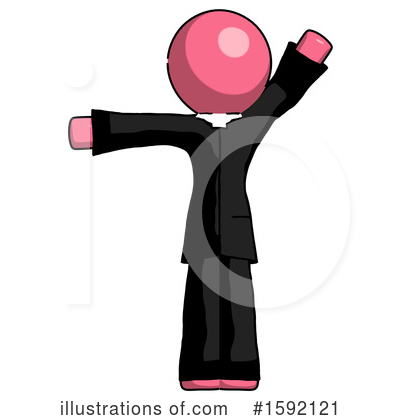 Royalty-Free (RF) Pink Design Mascot Clipart Illustration by Leo Blanchette - Stock Sample #1592121