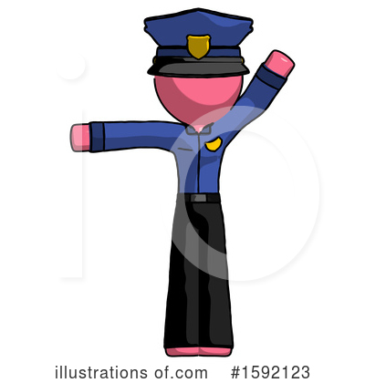 Royalty-Free (RF) Pink Design Mascot Clipart Illustration by Leo Blanchette - Stock Sample #1592123