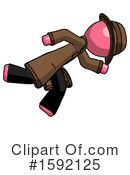 Pink Design Mascot Clipart #1592125 by Leo Blanchette